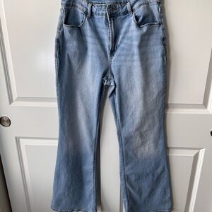 Old Navy Light Blue Women's Sz. 12 High-Rise Flare Jeans